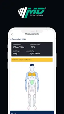 MD Fitness Club android App screenshot 1