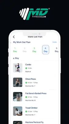 MD Fitness Club android App screenshot 5